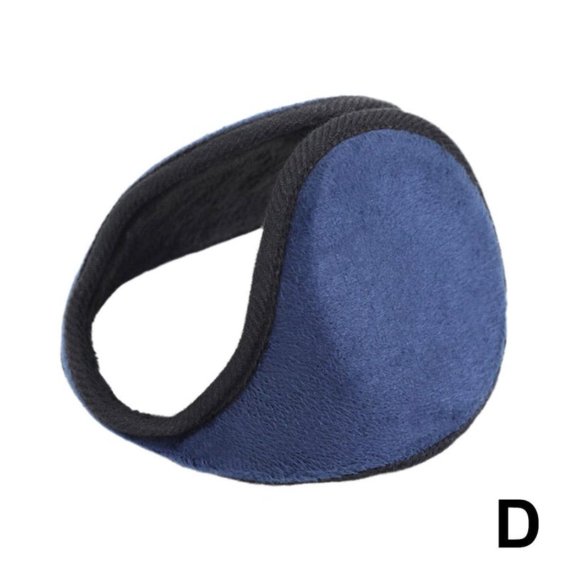 Men's Winter Warm Back-Wear Earmuffs, Women's Embroidered Plush Ear Warmers, Winter Men's Ear Protector Ear Covers
